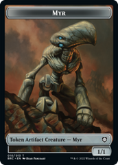 Myr // Servo Double-Sided Token [The Brothers' War Commander Tokens] | Total Play