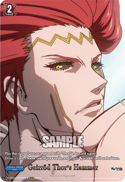 Geirrod Thor's Hammer (D-TB02/RGR35EN) [Record of Ragnarok] | Total Play