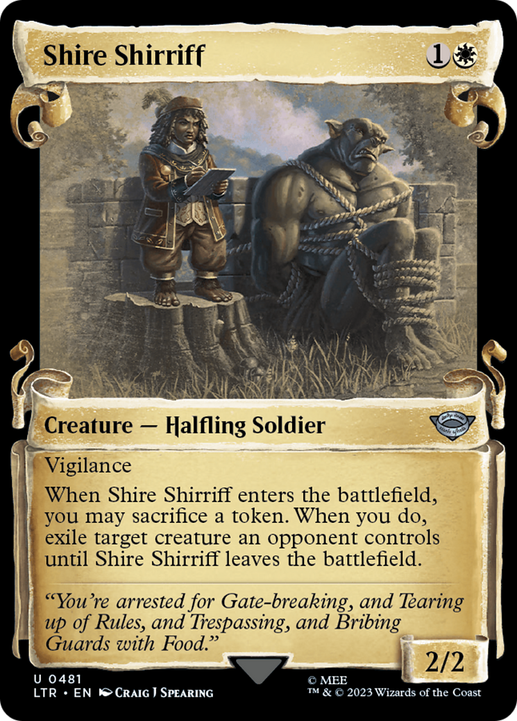 Shire Shirriff [The Lord of the Rings: Tales of Middle-Earth Showcase Scrolls] | Total Play