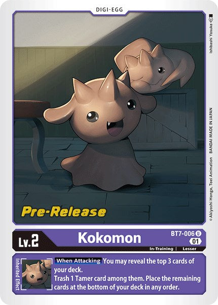 Kokomon [BT7-006] [Next Adventure Pre-Release Cards] | Total Play