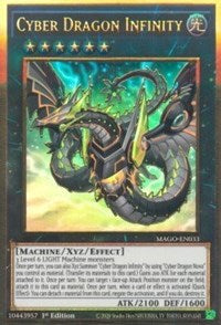 Cyber Dragon Infinity (Alternate Art) [MAGO-EN033] Gold Rare | Total Play