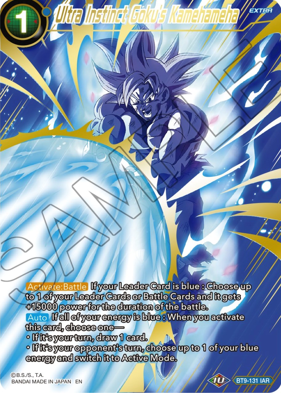 Ultra Instinct Goku's Kamehameha (BT9-131) [Theme Selection: History of Son Goku] | Total Play