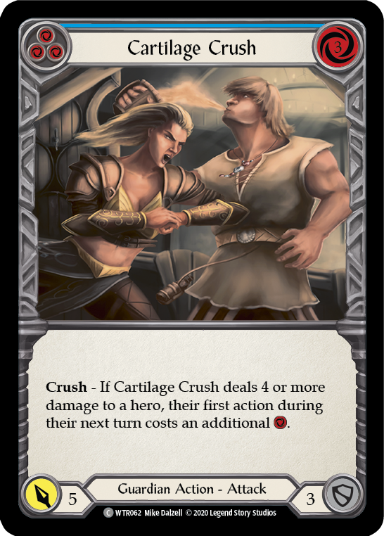 Cartilage Crush (Blue) [U-WTR062] (Welcome to Rathe Unlimited)  Unlimited Rainbow Foil | Total Play