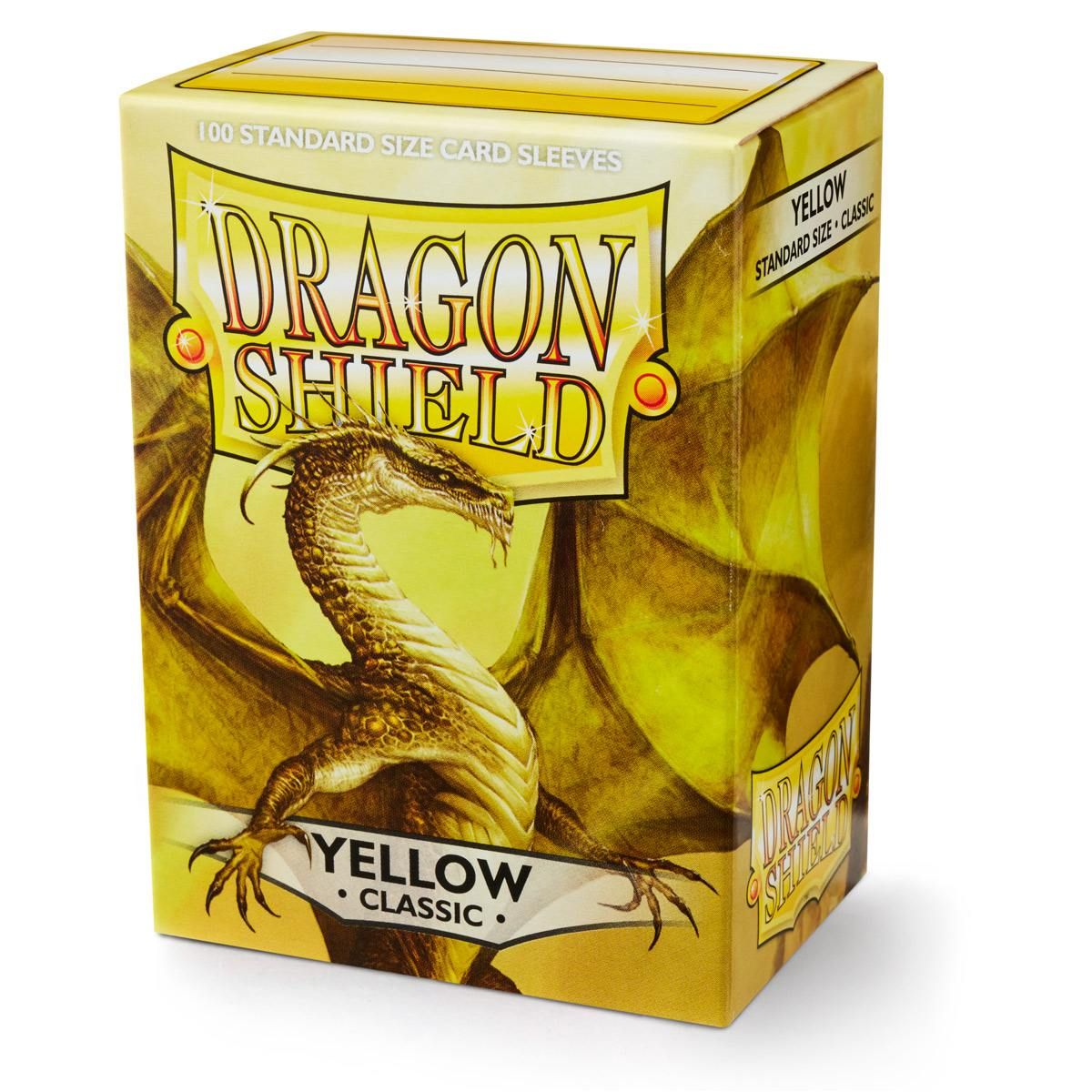 Dragon Shield: Standard 100ct Sleeves - Yellow (Classic) | Total Play