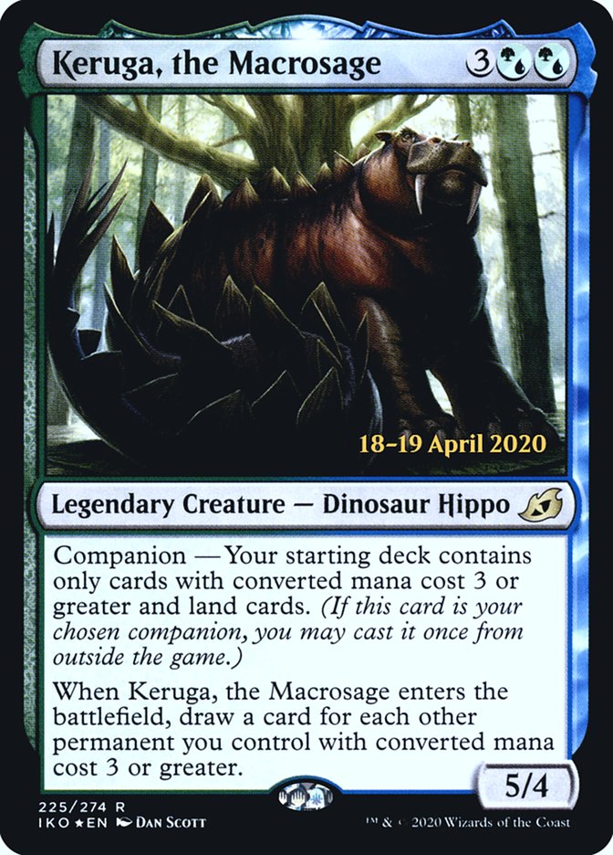 Keruga, the Macrosage [Ikoria: Lair of Behemoths Prerelease Promos] | Total Play