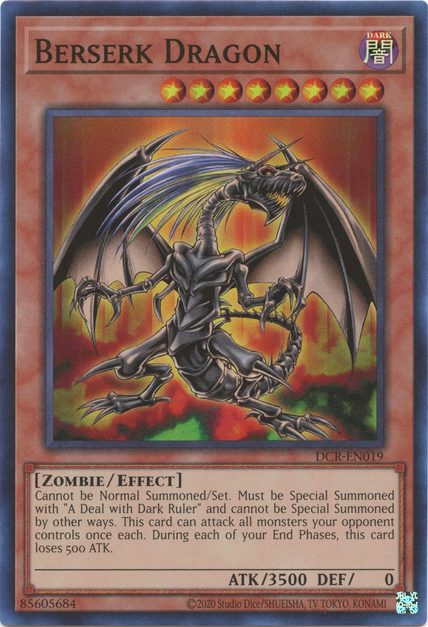 Berserk Dragon (25th Anniversary) [DCR-EN019] Super Rare | Total Play