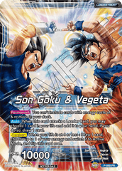 Son Goku & Vegeta // Miracle Strike Gogeta (Gold Stamped) (P-069) [Mythic Booster] | Total Play