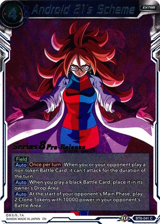 Android 21's Scheme (BT8-041_PR) [Malicious Machinations Prerelease Promos] | Total Play