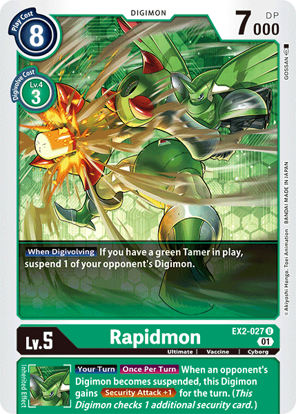 Rapidmon [EX2-027] [Digital Hazard] | Total Play