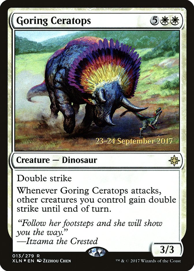Goring Ceratops [Ixalan Prerelease Promos] | Total Play
