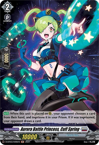 Aurora Battle Princess, Cuffring (D-BT03/H26EN) [Advance of Intertwined Stars] | Total Play