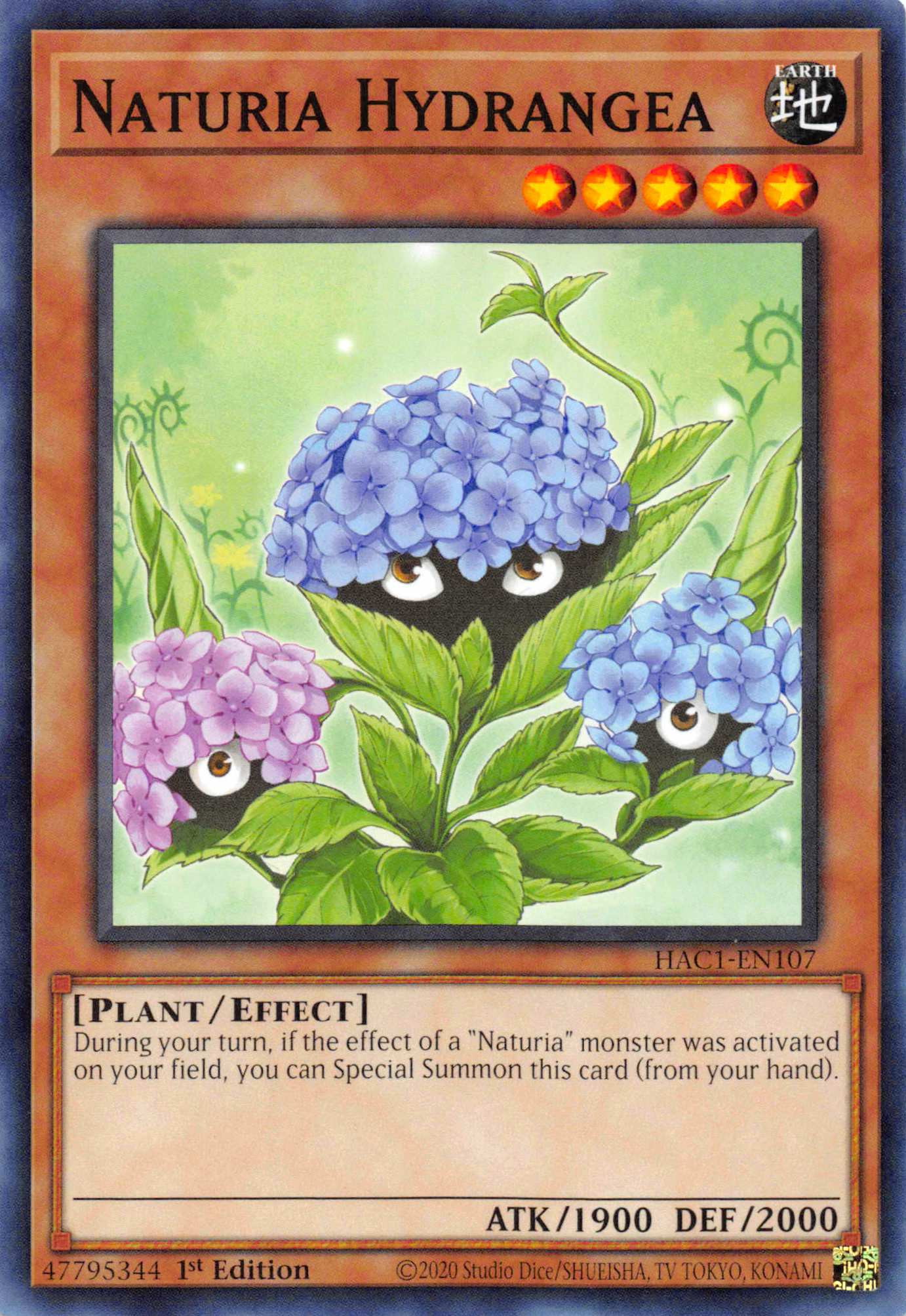 Naturia Hydrangea [HAC1-EN107] Common | Total Play