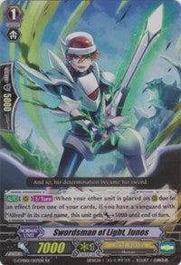Swordsman of Light, Junos (G-CMB01/007EN) [Vanguard & Deletor] | Total Play
