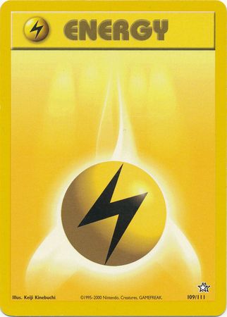 Lightning Energy (109/111) [Neo Genesis Unlimited] | Total Play