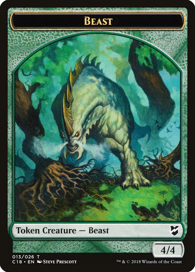 Beast Token (013/026) [Commander 2018 Tokens] | Total Play