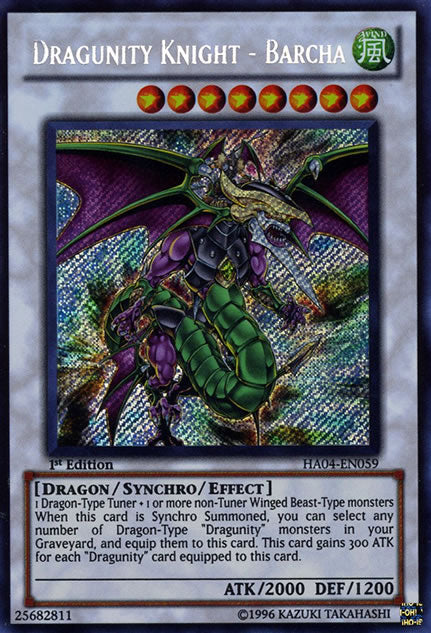 Dragunity Knight - Barcha [HA04-EN059] Secret Rare | Total Play