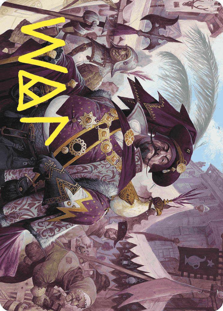 Discerning Financier Art Card (Gold-Stamped Signature) [Wilds of Eldraine Art Series] | Total Play