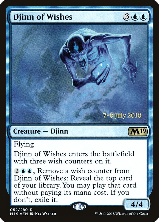 Djinn of Wishes [Core Set 2019 Prerelease Promos] | Total Play