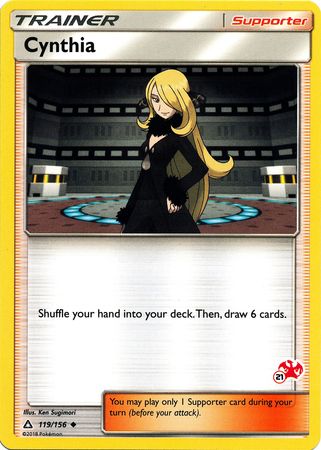 Cynthia (119/156) (Charizard Stamp #21) [Battle Academy 2020] | Total Play
