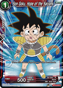 Son Goku, Hope of the Saiyans (Common) (BT13-019) [Supreme Rivalry] | Total Play