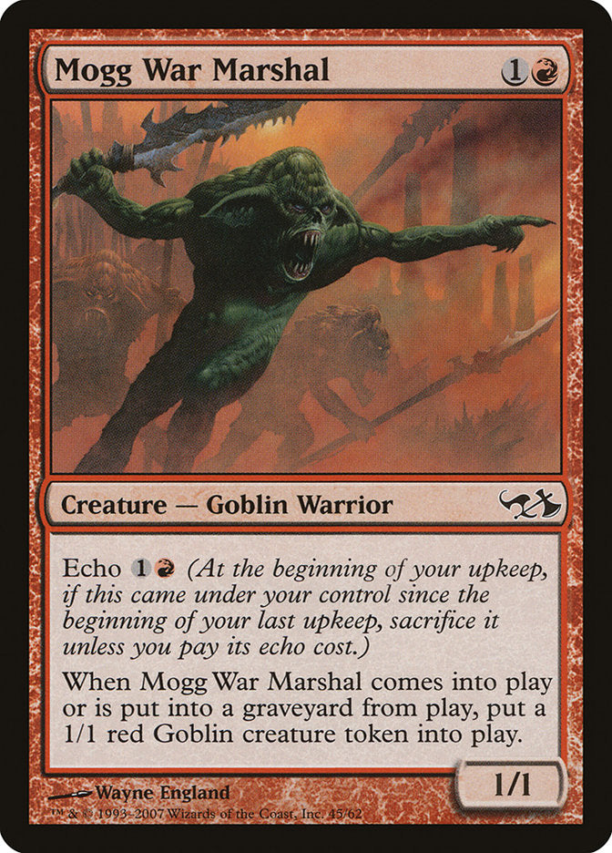 Mogg War Marshal [Duel Decks: Elves vs. Goblins] | Total Play