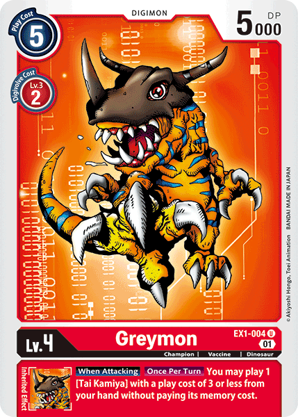 Greymon [EX1-004] [Classic Collection] | Total Play