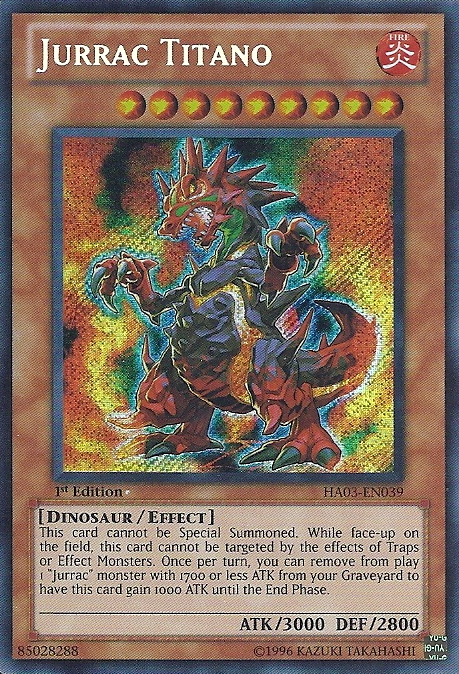 Jurrac Titano [HA03-EN039] Secret Rare | Total Play