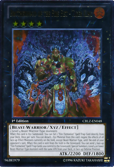 Brotherhood of the Fire Fist - Tiger King [CBLZ-EN048] Ultimate Rare | Total Play