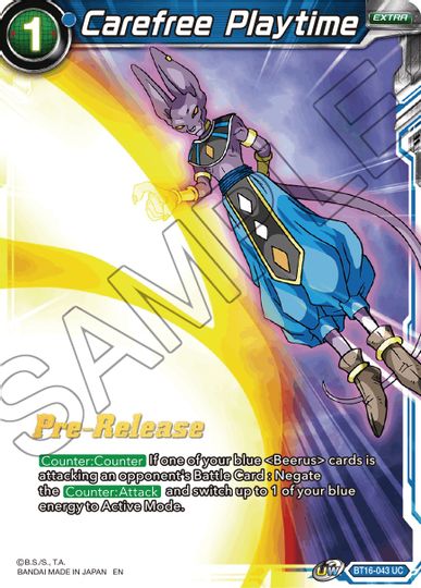 Carefree Playtime (BT16-043) [Realm of the Gods Prerelease Promos] | Total Play