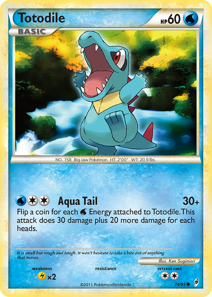 Totodile (74/95) [HeartGold & SoulSilver: Call of Legends] | Total Play