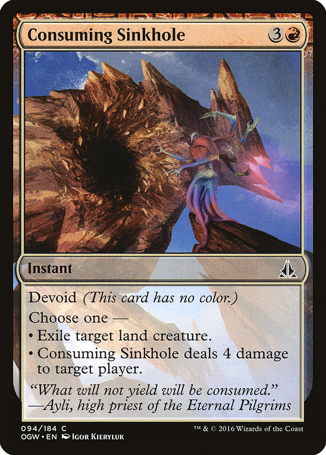 Consuming Sinkhole [Oath of the Gatewatch] | Total Play