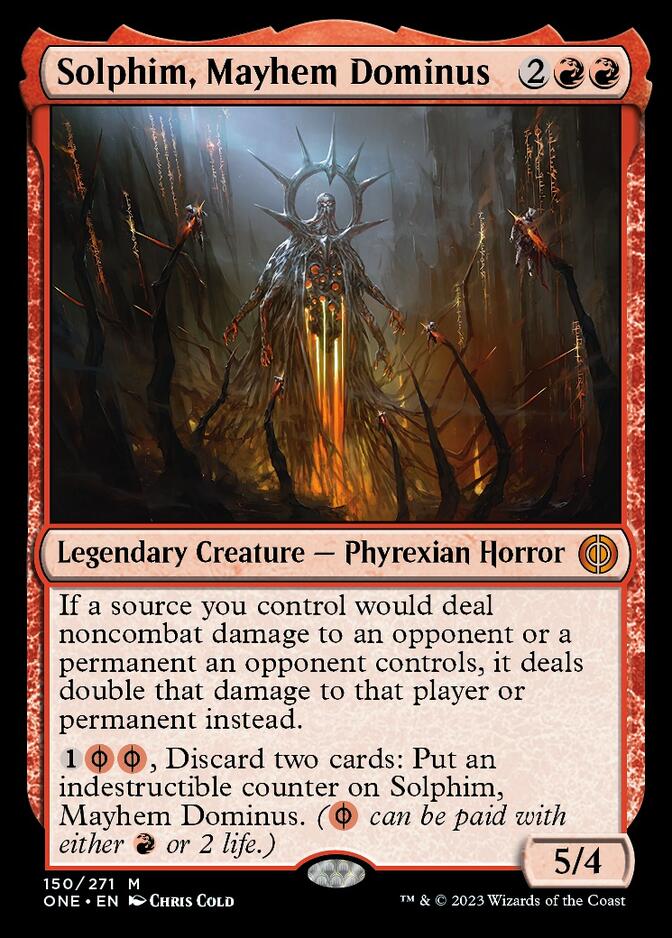 Solphim, Mayhem Dominus [Phyrexia: All Will Be One] | Total Play