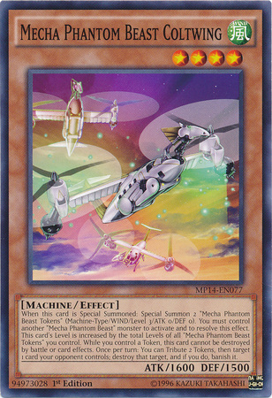 Mecha Phantom Beast Coltwing [MP14-EN077] Common | Total Play