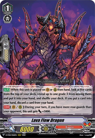 Lava Flow Dragon (D-VS01/026EN) [V Clan Collection Vol.1] | Total Play