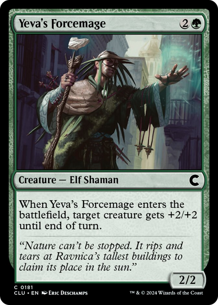 Yeva's Forcemage [Ravnica: Clue Edition] | Total Play