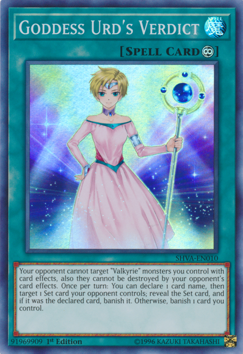 Goddess Urd's Verdict [SHVA-EN010] Super Rare | Total Play