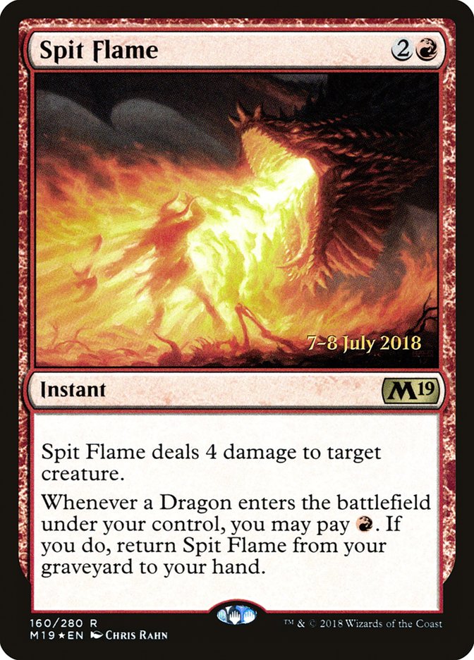 Spit Flame [Core Set 2019 Prerelease Promos] | Total Play