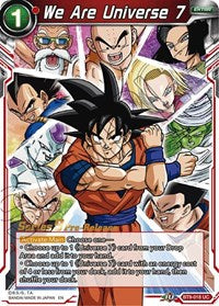We Are Universe 7 (BT9-018) [Universal Onslaught Prerelease Promos] | Total Play