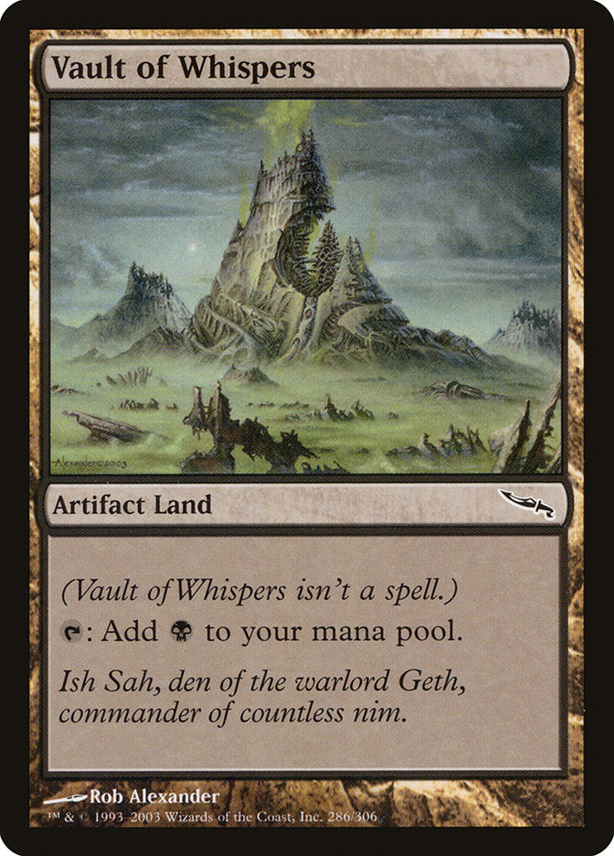 Vault of Whispers [Mirrodin] | Total Play
