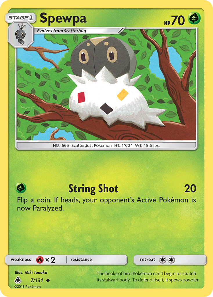 Spewpa (7/131) [Sun & Moon: Forbidden Light] | Total Play