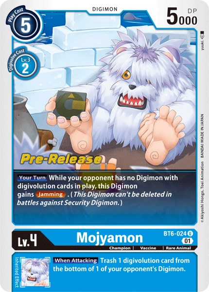 Mojyamon [BT6-024] [Double Diamond Pre-Release Cards] | Total Play