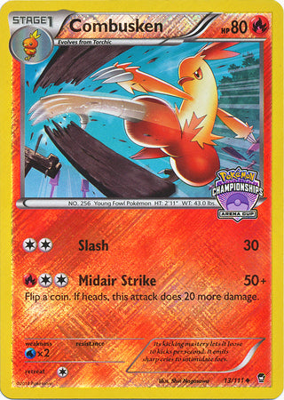 Combusken (13/111) (States Championship Promo) [XY: Furious Fists] | Total Play