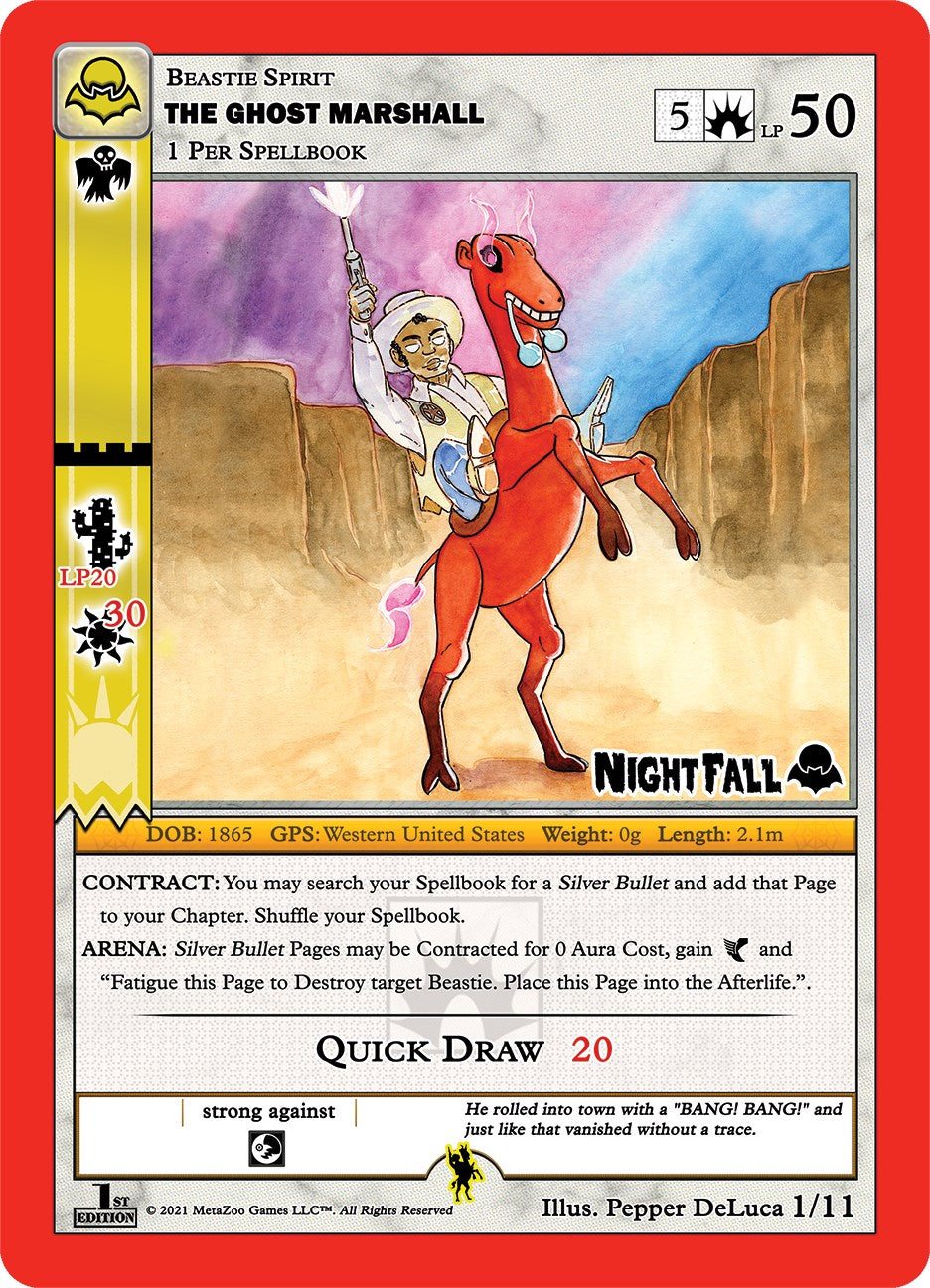 The Ghost Marshall [Cryptid Nation: Nightfall First Edition Tribal Theme Decks] | Total Play