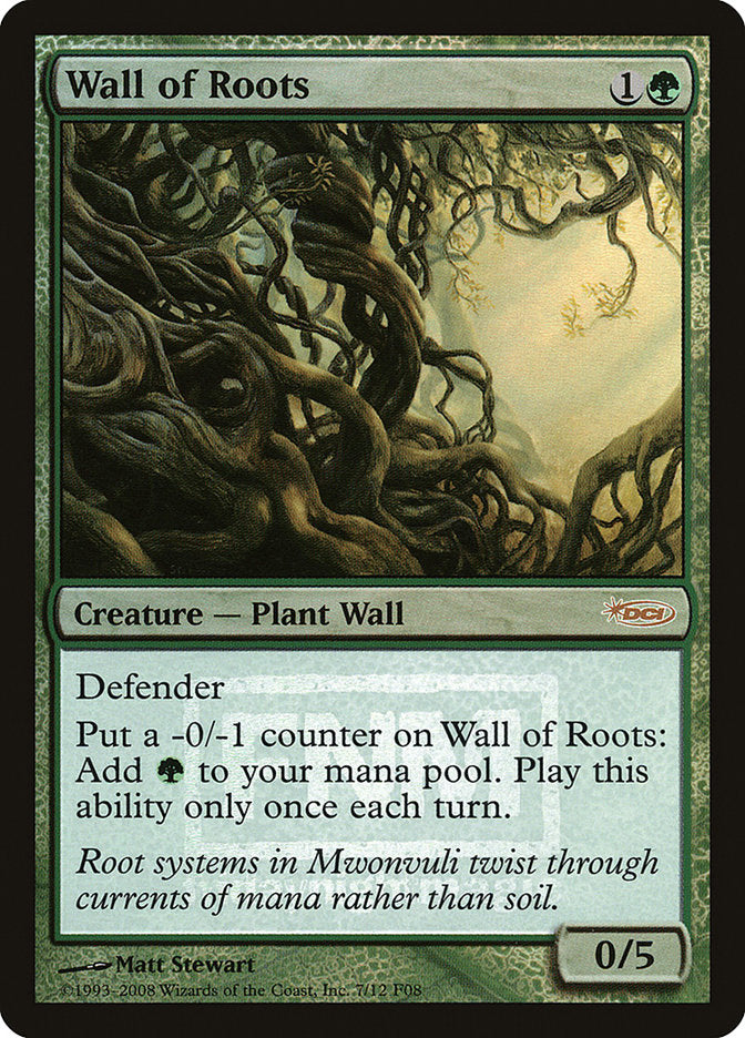 Wall of Roots [Friday Night Magic 2008] | Total Play