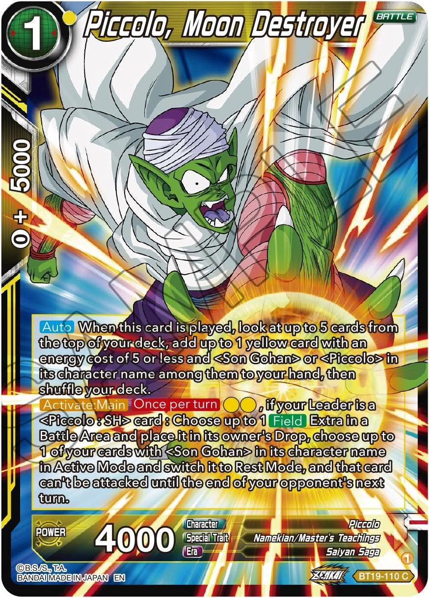 Piccolo, Moon Destroyer (BT19-110) [Fighter's Ambition] | Total Play