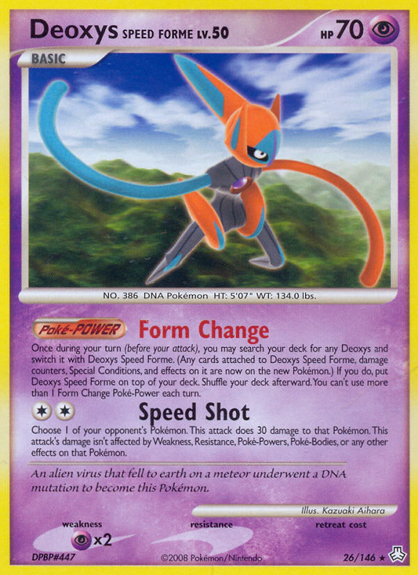Deoxys Speed Forme (26/146) [Diamond & Pearl: Legends Awakened] | Total Play