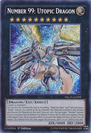 Number 99: Utopic Dragon [NECH-EN099] Secret Rare | Total Play