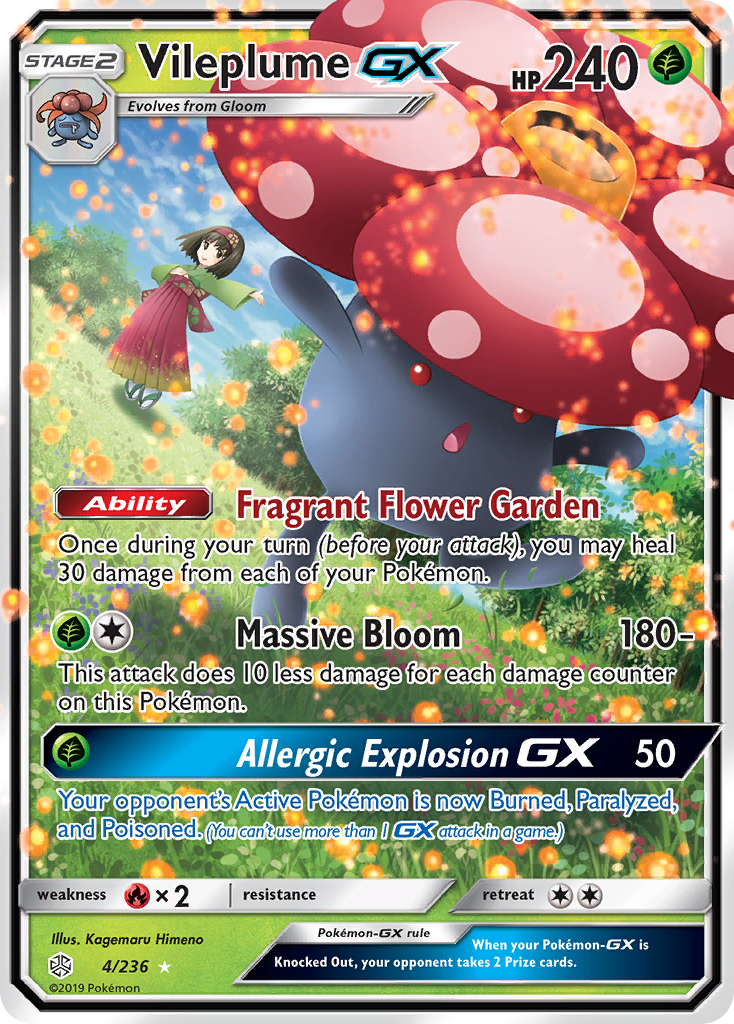 Vileplume GX (4/236) [Sun & Moon: Cosmic Eclipse] | Total Play