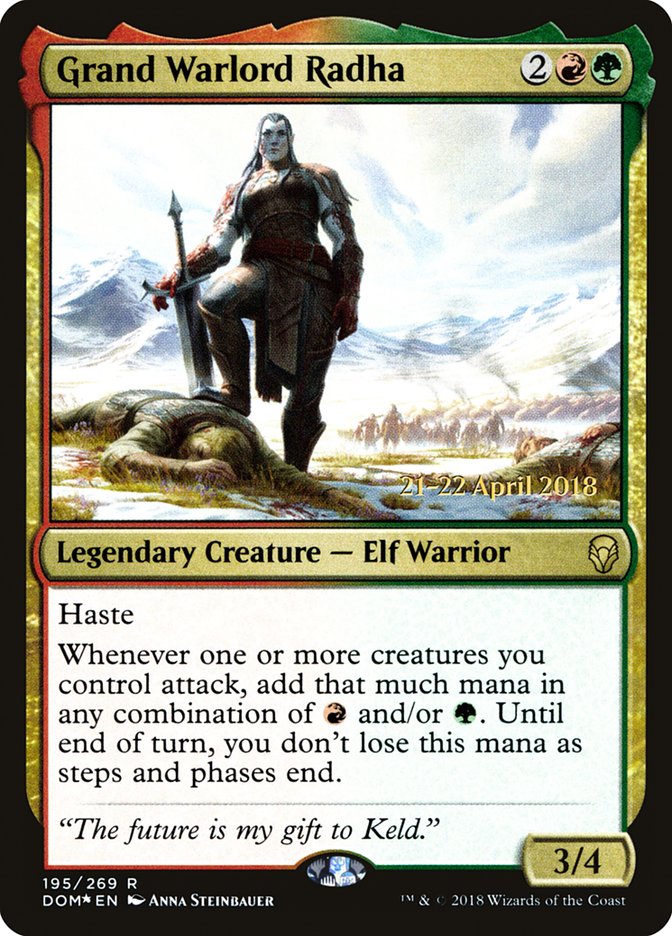 Grand Warlord Radha [Dominaria Prerelease Promos] | Total Play